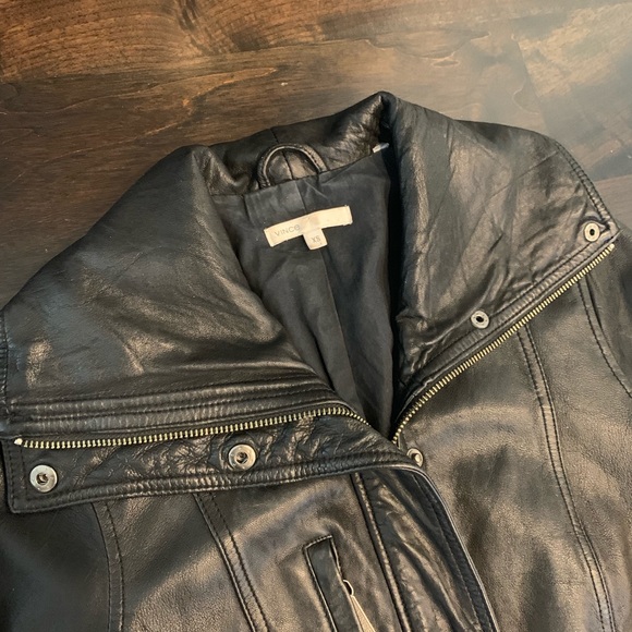 Vince Leather Jacket - Picture 4 of 8